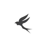 Swallow logo icon design vector image