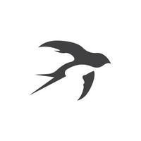 Swallow logo icon design vector image