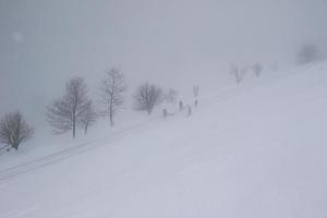 winter landscape in Austrian Alps photo