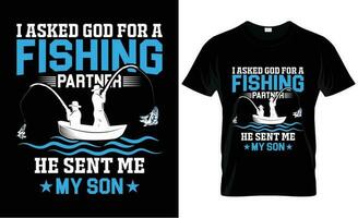 Fishing T shirt Design vector