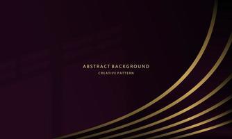 Abstract background Geometric liquid gradient of golden color and purple gradient with golden light on the back, for posters, banners, etc., EPS 10 vector design copy space area