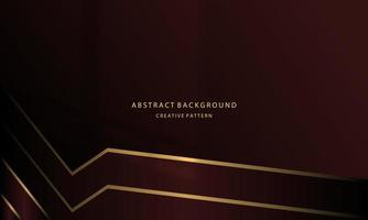 Abstract background Geometric liquid gradient of gold color and maroon gradient with golden light on the back, for posters, banners, etc., EPS 10 vector design copy space area