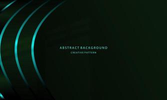 abstract background geometric liquid gradient black color and emerald gradient with gold light on the back, for posters, banners, etc., vector design copy space area eps 10