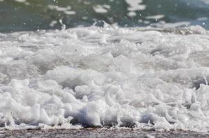 sea foam. splash water