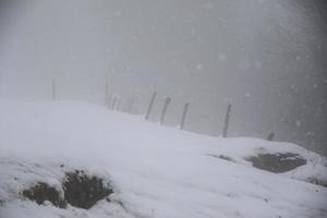 winter landscape in Austrian Alps photo