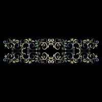 Decorative frames, Retro ornamental frame, Vintage rectangle ornaments and ornate border vector