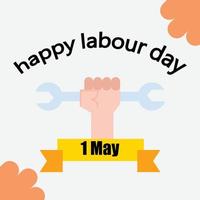 Labour day free vector