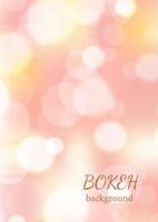 Abstract bokeh fairy light vector background