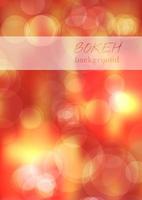 Abstract bokeh vector background