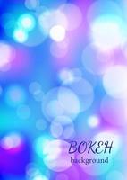 Abstract bokeh fairy light vector background
