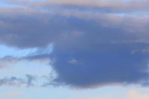 Stormy weather and dark clouds photo