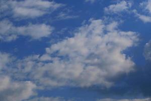 Stormy weather and dark clouds photo