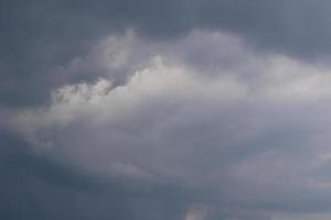 Stormy weather and dark clouds photo