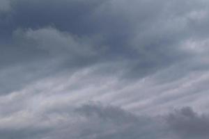 Stormy weather and dark clouds photo