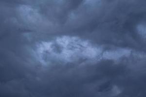 Stormy weather and dark clouds photo