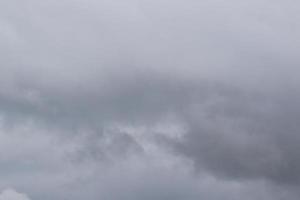 Stormy weather and dark clouds photo