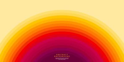 Colorful red lines circle background design. Sun lines abstract background. vector