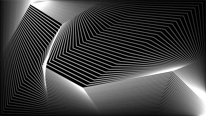 Straight line wave abstract background. Line wave template design.