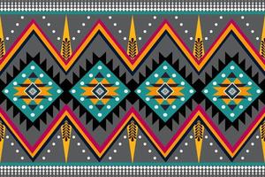 ethnic geometric seamless pattern vector. African Arab American Aztec motif pattern. vector elements designed for background, wallpaper, print, wrapping,tile, fabric patern. vector pattern.