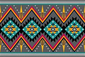 ethnic geometric seamless pattern vector. African Arab American Aztec motif pattern. vector elements designed for background, wallpaper, print, wrapping,tile, fabric patern. vector pattern.