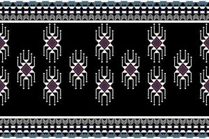 ethnic geometric seamless pattern vector. African Arab American Aztec motif pattern. vector elements designed for background, wallpaper, print, wrapping,tile, fabric patern. vector pattern.
