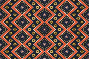 ethnic geometric seamless pattern vector. African Arab American Aztec motif pattern. vector elements designed for background, wallpaper, print, wrapping,tile, fabric patern. vector pattern.