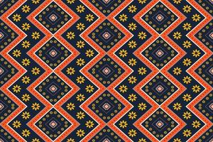 ethnic geometric seamless pattern vector. African Arab American Aztec motif pattern. vector elements designed for background, wallpaper, print, wrapping,tile, fabric patern. vector pattern.