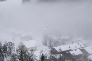 winter landscape in Austrian Alps photo