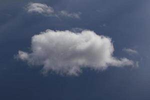 Stormy weather and dark clouds photo