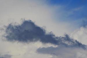 Stormy weather and dark clouds photo