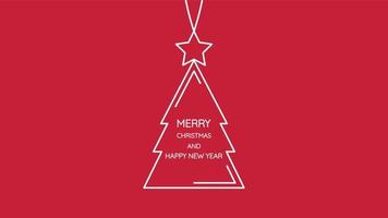 Christmas tree vector. Christmas tree tag. symbol. free space for text. copy space. blank. vector