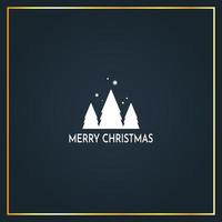 Christmas tree vector. Christmas tree tag. symbol. free space for text. copy space. blank. vector