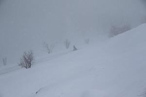 winter landscape in Austrian Alps photo