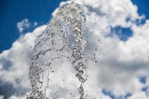 water splash in the sky photo