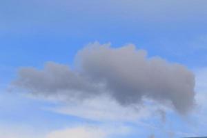 Stormy weather and dark clouds photo