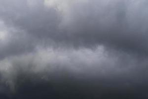 Stormy weather and dark clouds photo