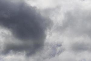 Stormy weather and dark clouds photo