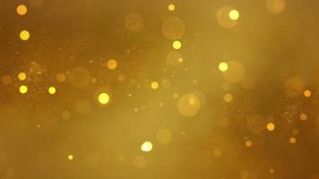 abstract gold bokeh background. video 4k