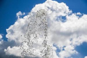 water splash in the sky photo