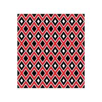Simple Square Vector Design Illustration Template Black And Red