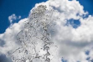 water splash in the sky photo