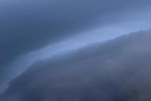 Stormy weather and dark clouds photo