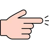 Index Finger which can easily edit or modify vector