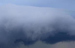 Stormy weather and dark clouds photo