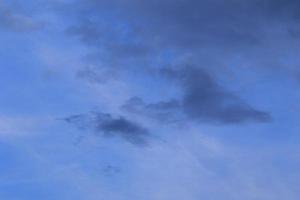Stormy weather and dark clouds photo