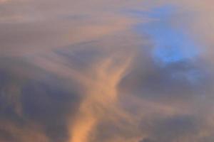 Stormy weather and dark clouds photo