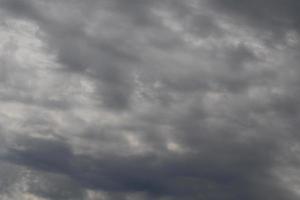 Stormy weather and dark clouds photo