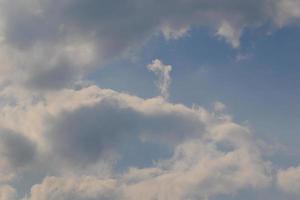 Stormy weather and dark clouds photo