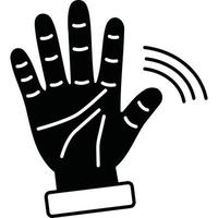 Hand Waving which can easily edit or modify vector