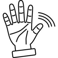 Hand Waving which can easily edit or modify vector